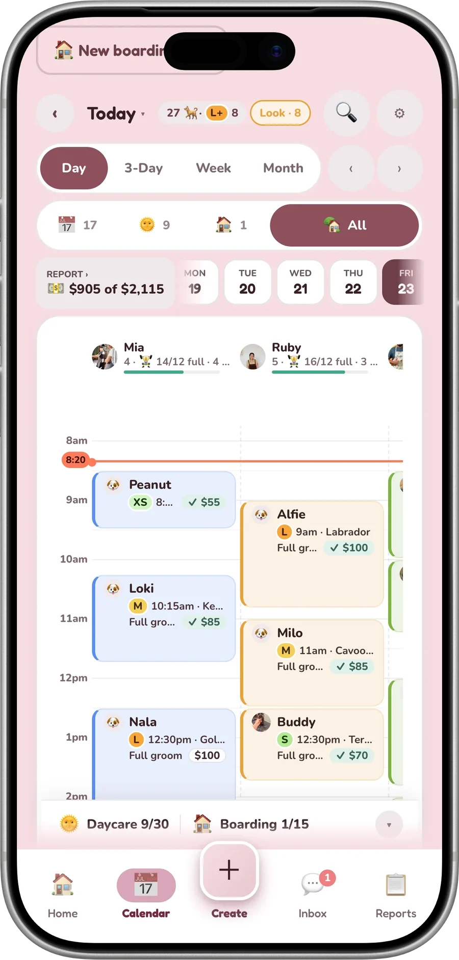 dogmode on an iPhone: the diary